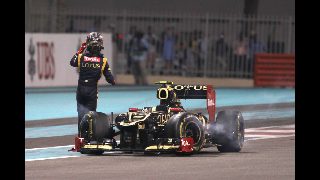 Romain Grosjean GP Abu Dhabi 2012