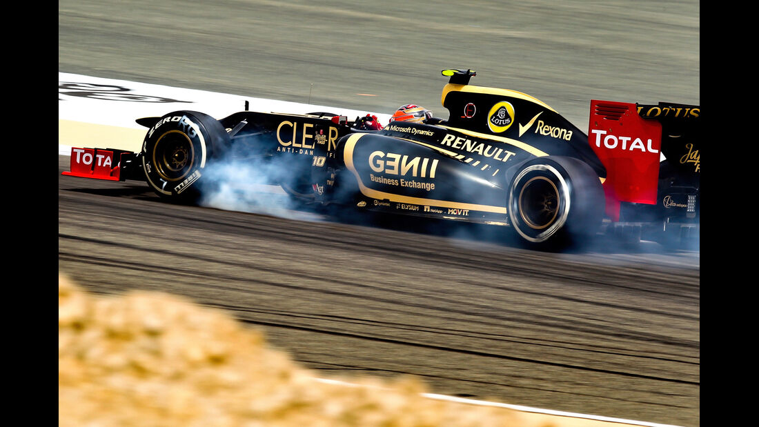 Romain Grosjean GP Bahrain 2012