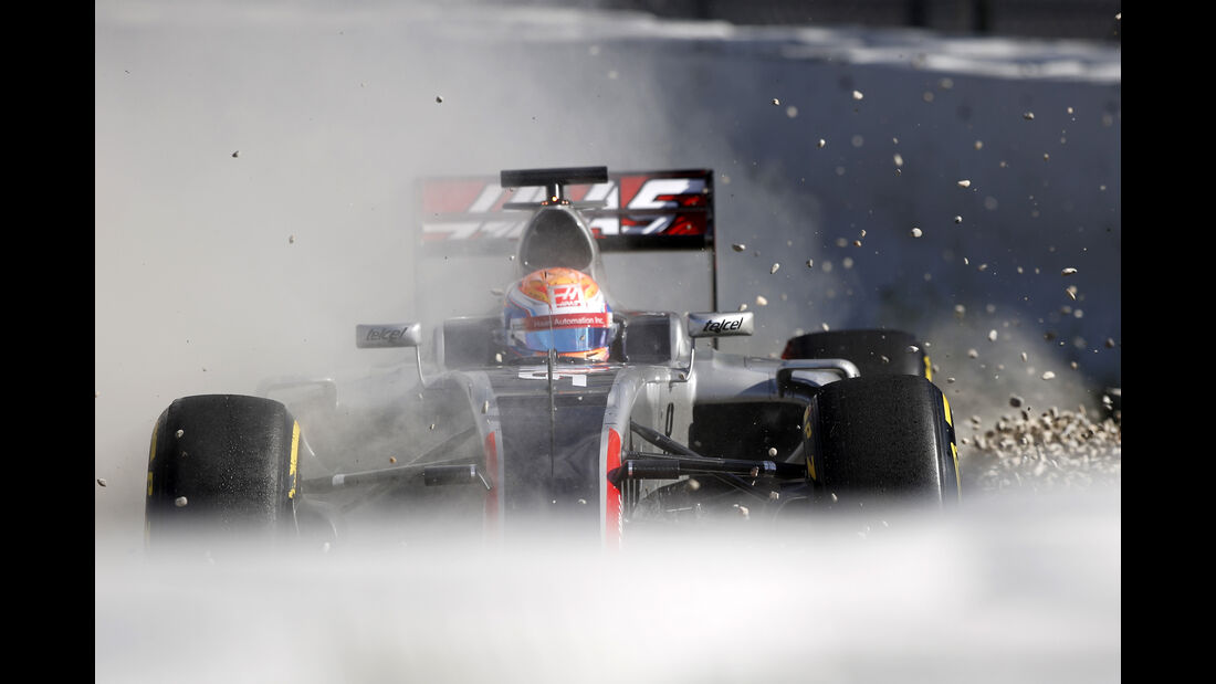 Romain Grosjean - Haas F1 - Formel 1-Test - Barcelona - 3. März 2016 
