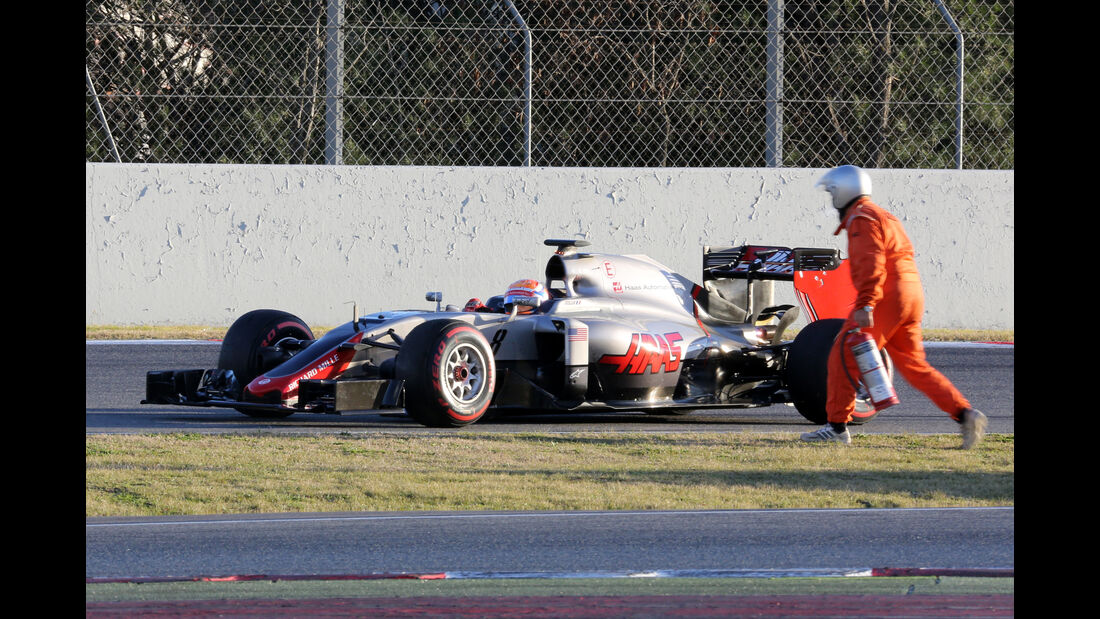 Romain Grosjean - Haas F1 - Formel 1-Test - Barcelona - 3. März 2016
