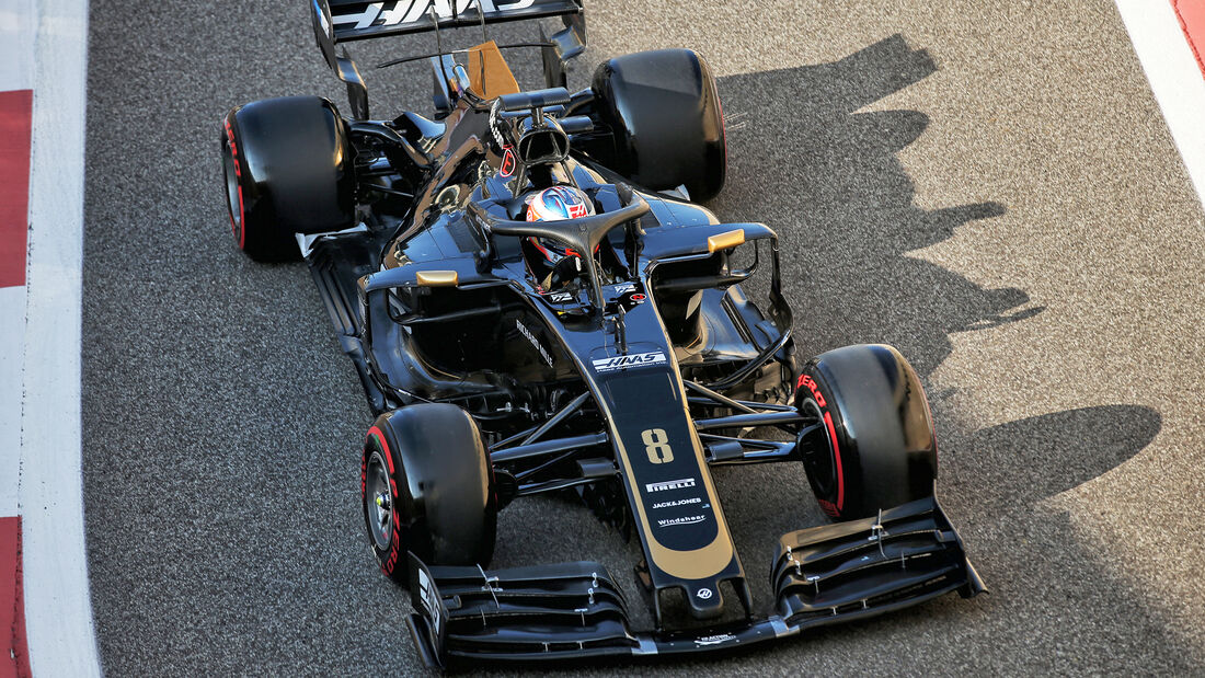 Romain Grosjean - Haas - F1-Test - Abu Dhabi - 3. Dezember 2019