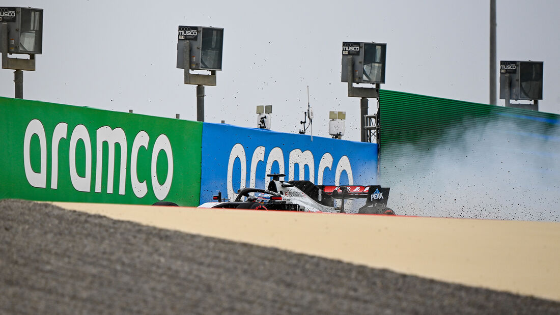 Romain Grosjean - Haas - Formel 1 - GP Bahrain- Sakhir - Freitag - 27.11.2020