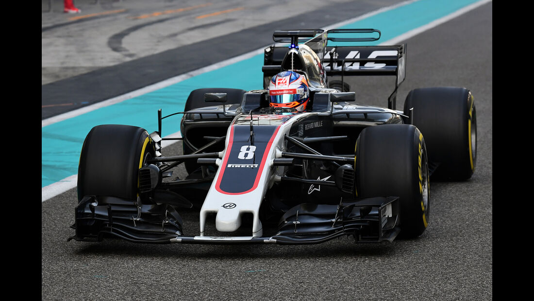 Romain Grosjean - HaasF1 - Abu Dhabi - Test 1 - 28. November 2017