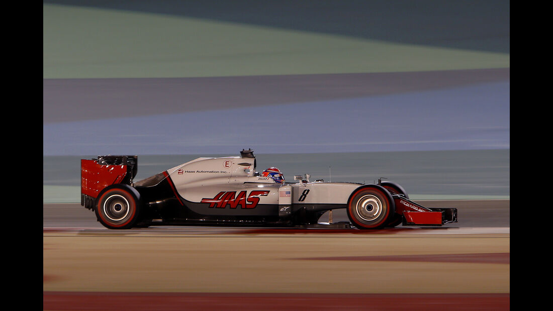 Romain Grosjean - HaasF1 - Formel 1 - GP Bahrain - 1. April 2016