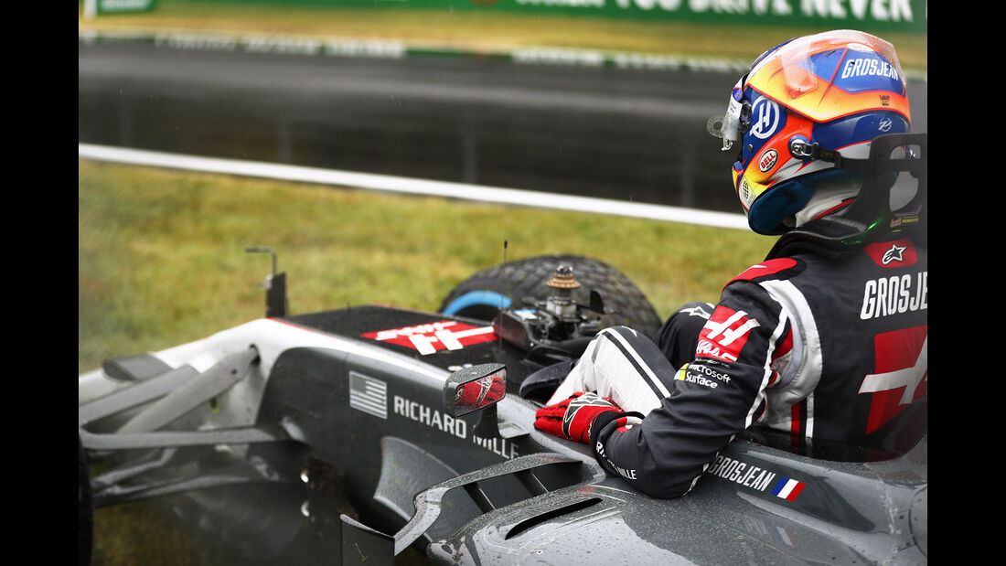 Romain Grosjean - HaasF1 - Formel 1 - GP Italien - Monza - 2. September 2017