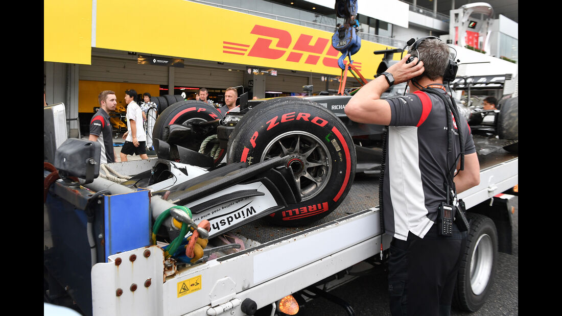 Romain Grosjean - HaasF1 - Formel 1 - GP Japan - Suzuka - 7. Oktober 2017