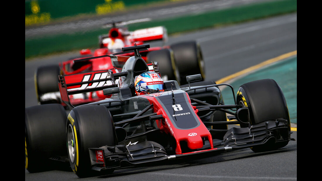 Romain Grosjean - HaasF1 - GP Australien - Melbourne - 24. März 2017