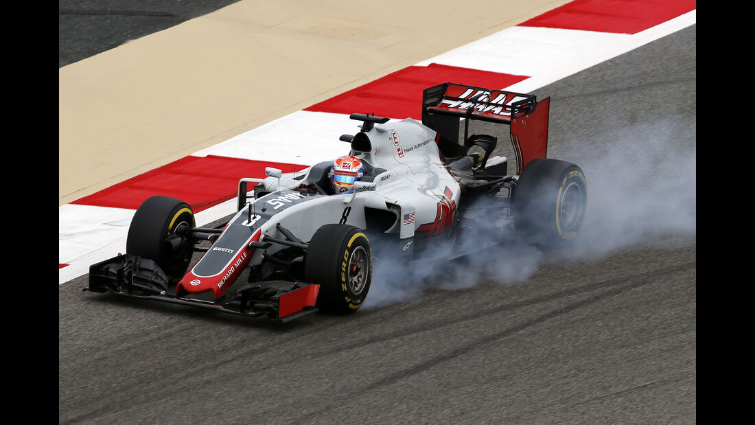Romain Grosjean - HaasF1 - GP Bahrain - Formel 1 - 1. April 2016