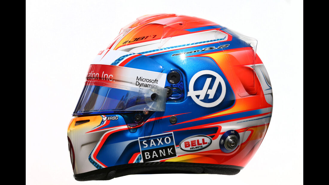Romain Grosjean - HaasF1 - Helm - Formel 1 - 2016