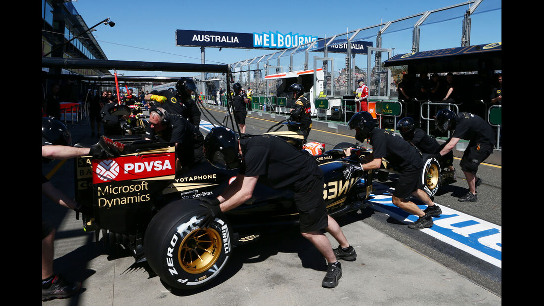 Romain Grosjean - Lotus - Formel 1 - GP Australien - 13. März 2015