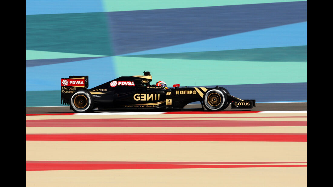 Romain Grosjean - Lotus - Formel 1 - GP Bahrain - 18. April 2015