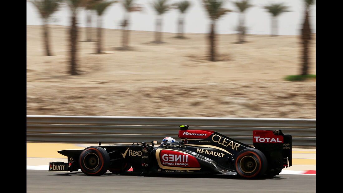 Romain Grosjean - Lotus - Formel 1 - GP Bahrain - 19. April 2013