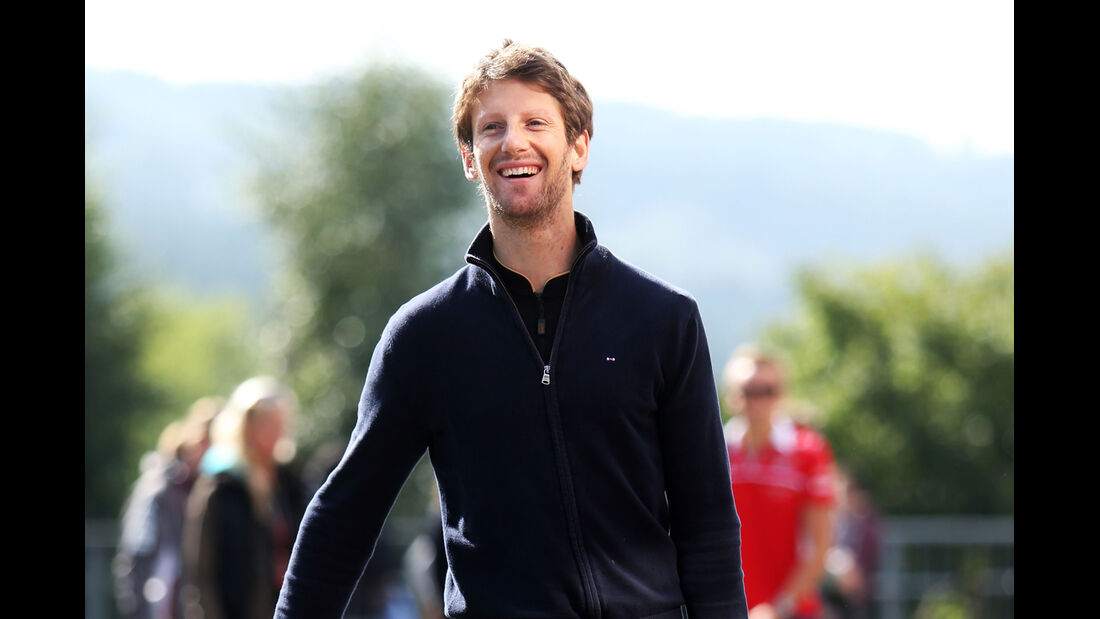 Romain Grosjean - Lotus - Formel 1 - GP Belgien - Spa-Francorchamps - 21. August 2014
