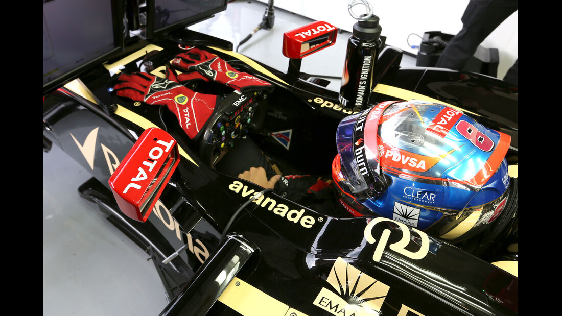 Romain Grosjean - Lotus - Formel 1 - GP Belgien - Spa-Francorchamps - 22. August 2014