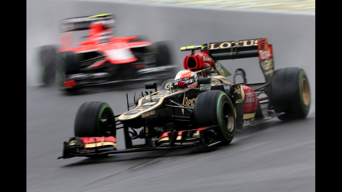 Romain Grosjean - Lotus - Formel 1 - GP Brasilien - 22. November 2013