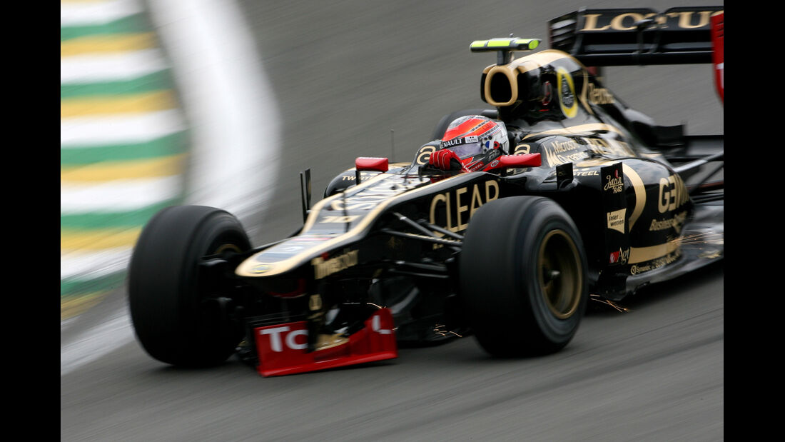 Romain Grosjean - Lotus - Formel 1 - GP Brasilien - Sao Paulo - 24. November 2012