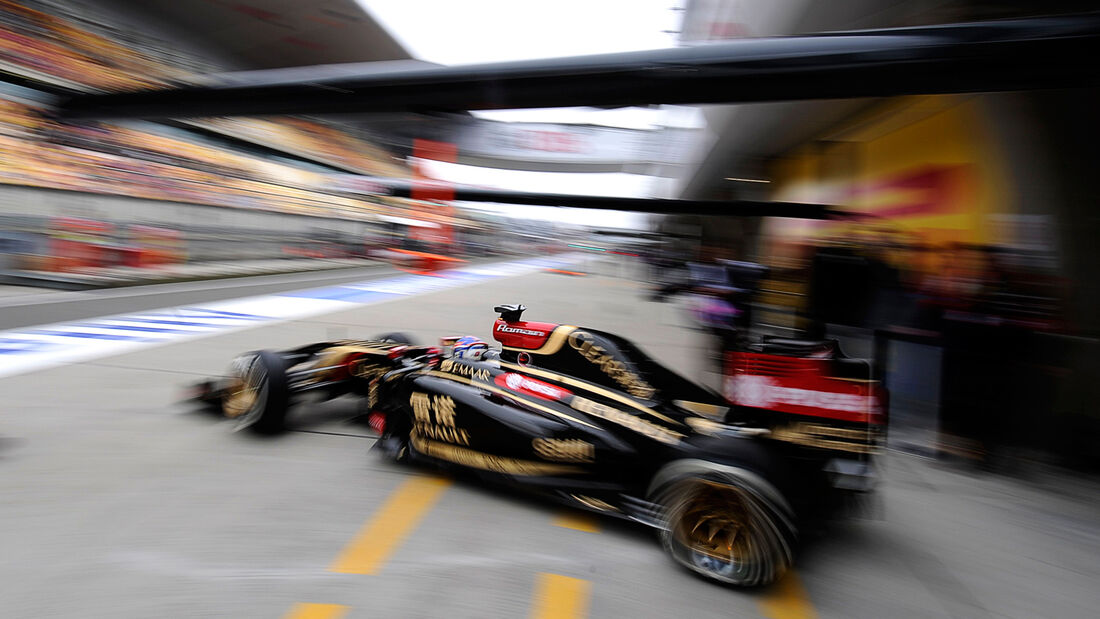 Romain Grosjean - Lotus - Formel 1 - GP China - Shanghai - 18. April 2014