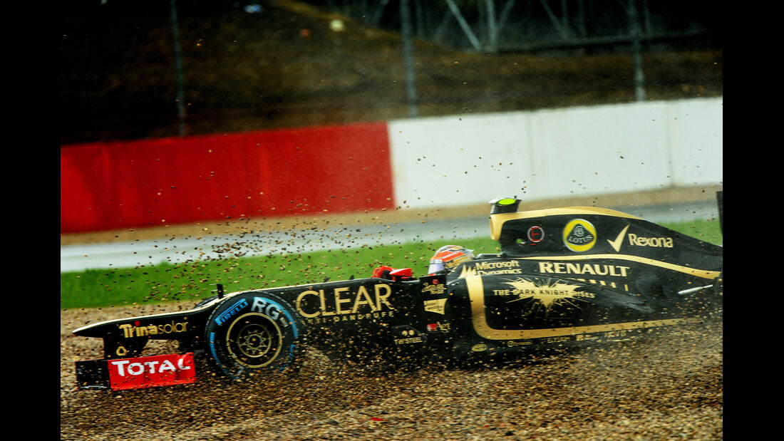 Romain Grosjean - Lotus - Formel 1 - GP England - Silverstone - 7. Juli 2012