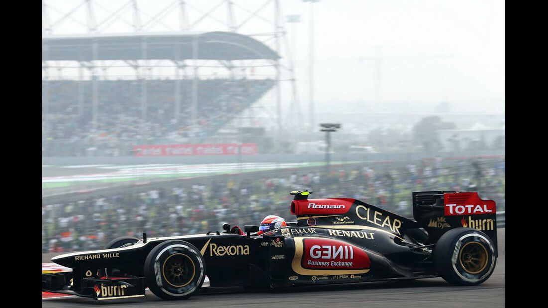 Romain Grosjean - Lotus - Formel 1 - GP Indien - 27. Oktober 2013
