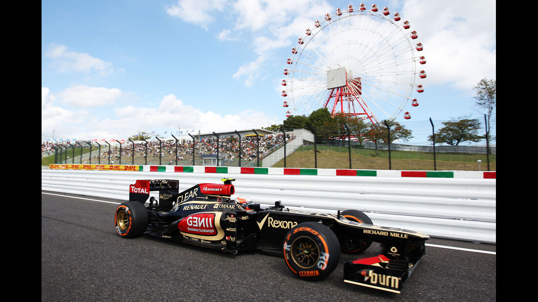 Romain Grosjean - Lotus - Formel 1 - GP Japan 2013