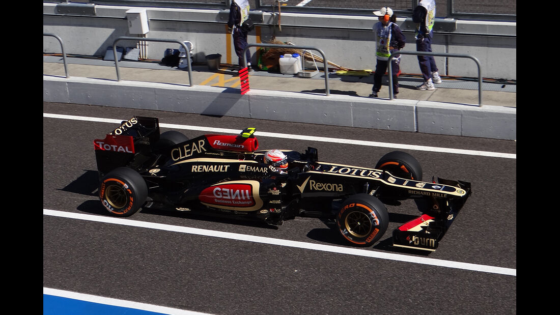 Romain Grosjean - Lotus - Formel 1 - GP Japan 2013