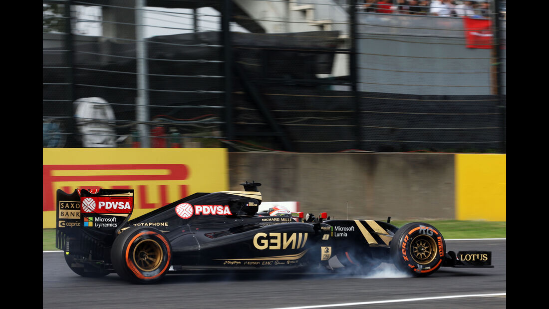 Romain Grosjean - Lotus - Formel 1 - GP Japan - Suzuka - 26. September 2015