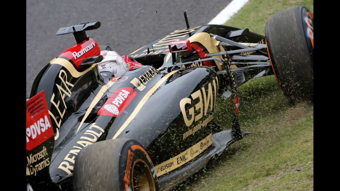 Romain Grosjean - Lotus - Formel 1 - GP Japan - Suzuka - 4. Oktober 2014