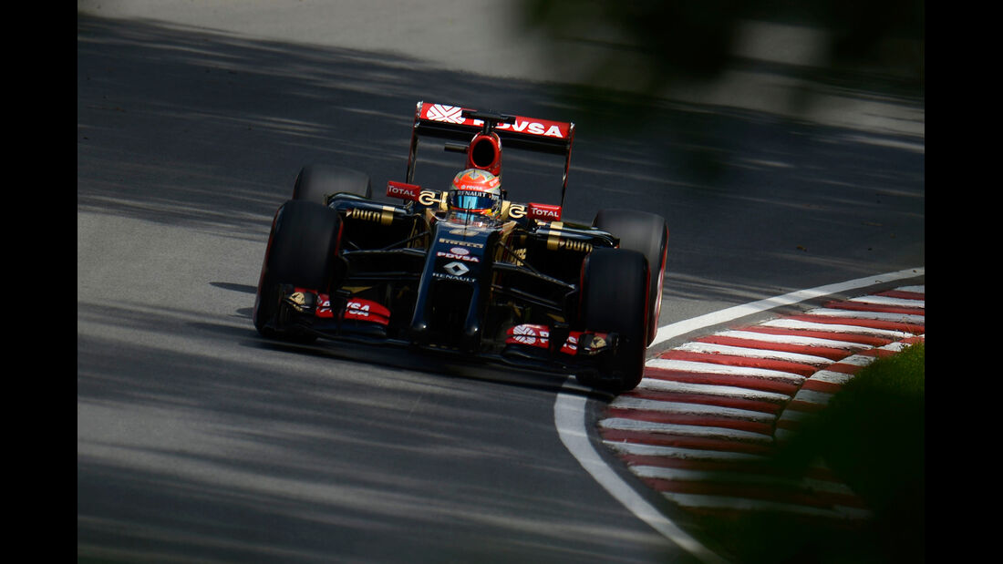 Romain Grosjean - Lotus - Formel 1 - GP Kanada - Montreal - 6. Juni 2014