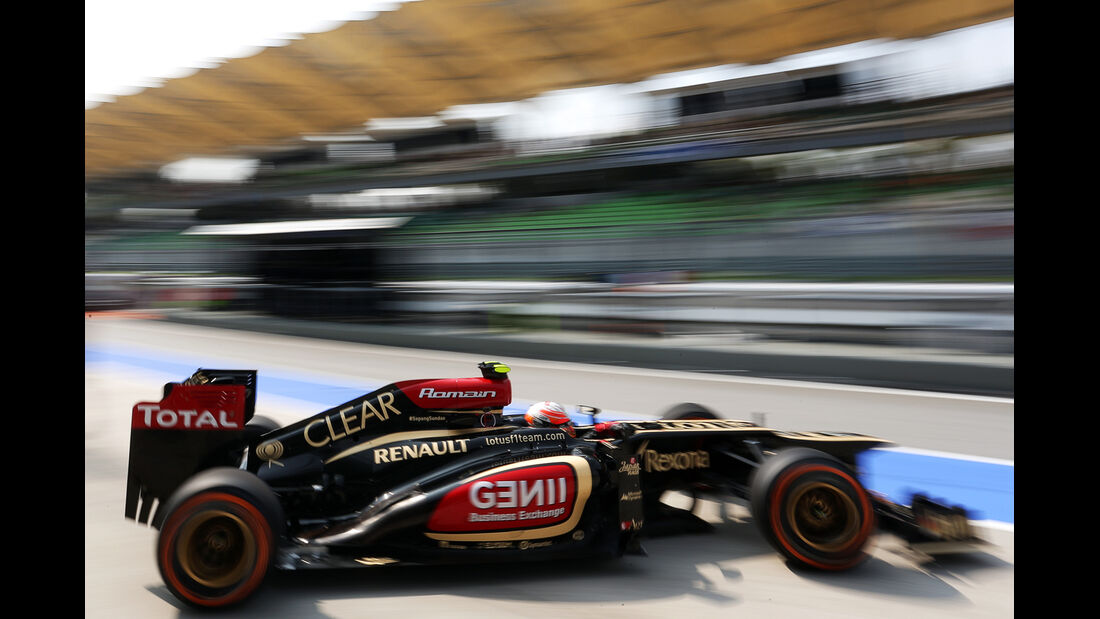 Romain Grosjean - Lotus - Formel 1 - GP Malaysia - 22. März 2013