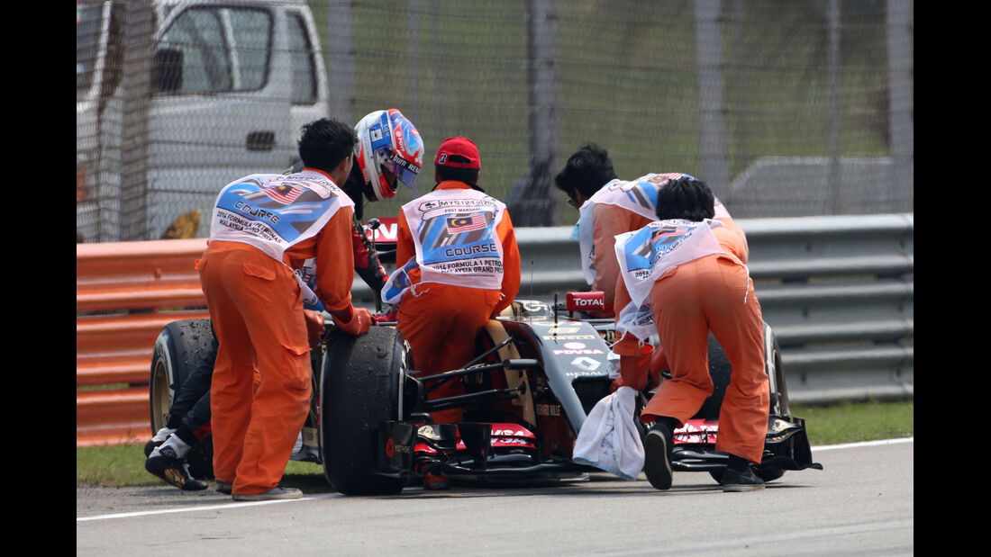 Romain Grosjean - Lotus - Formel 1 - GP Malaysia - 28. März 2014