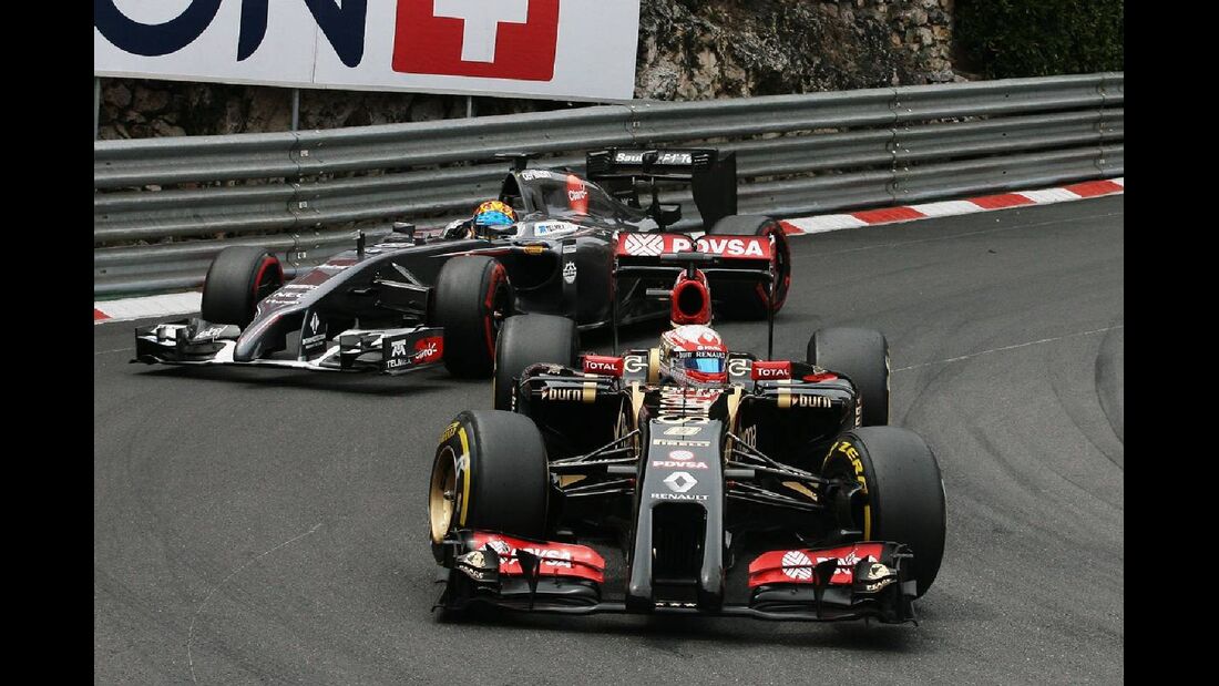 Romain Grosjean - Lotus  - Formel 1 - GP Monaco - 25. Mai 2014