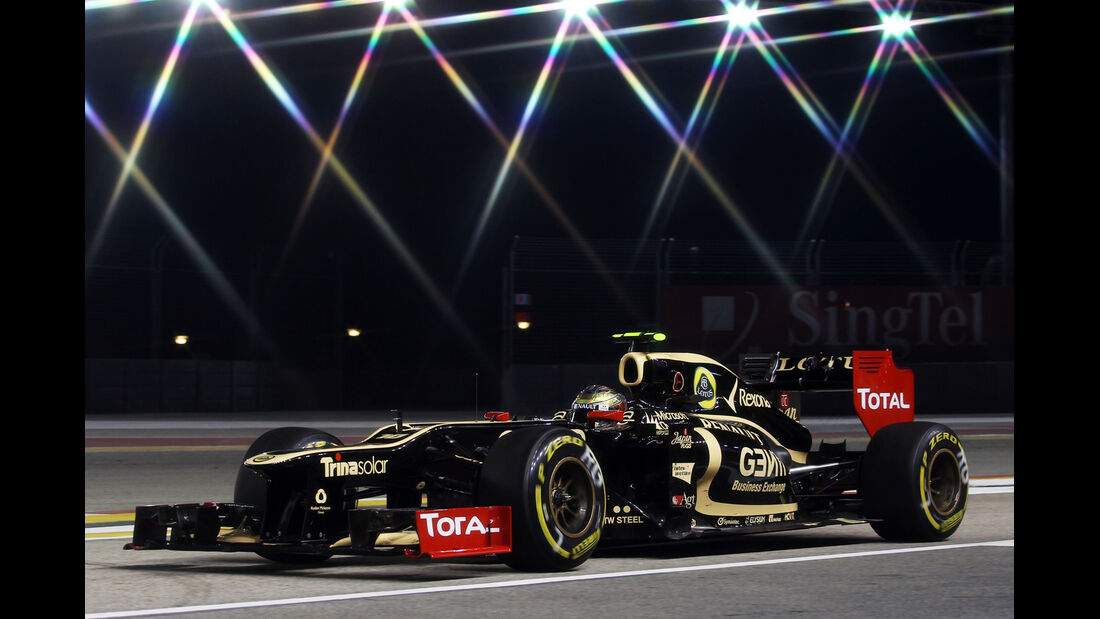 Romain Grosjean - Lotus - Formel 1 - GP Singapur - 21. September 2012