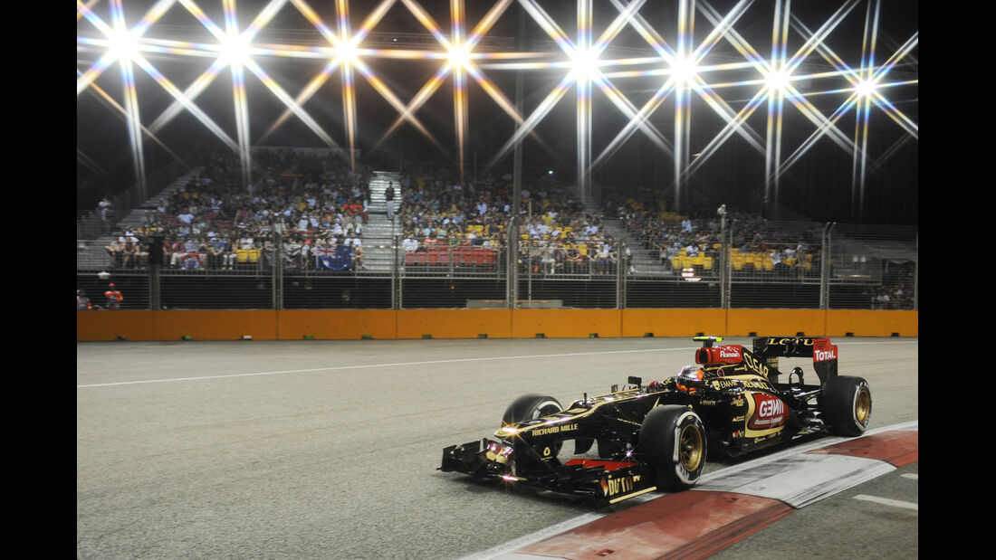 Romain Grosjean - Lotus - Formel 1 - GP Singapur - 21. September 2013