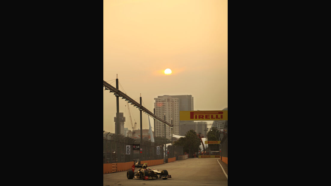 Romain Grosjean - Lotus - Formel 1 - GP Singapur - 22. September 2012