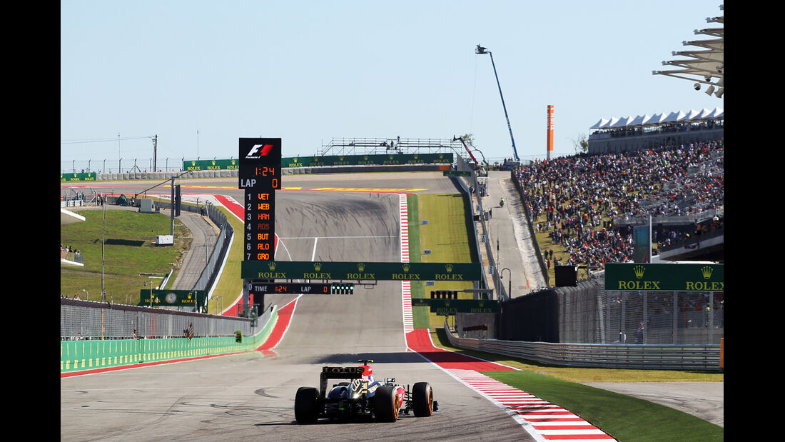 Romain Grosjean - Lotus - Formel 1 - GP USA - 15. November 2013