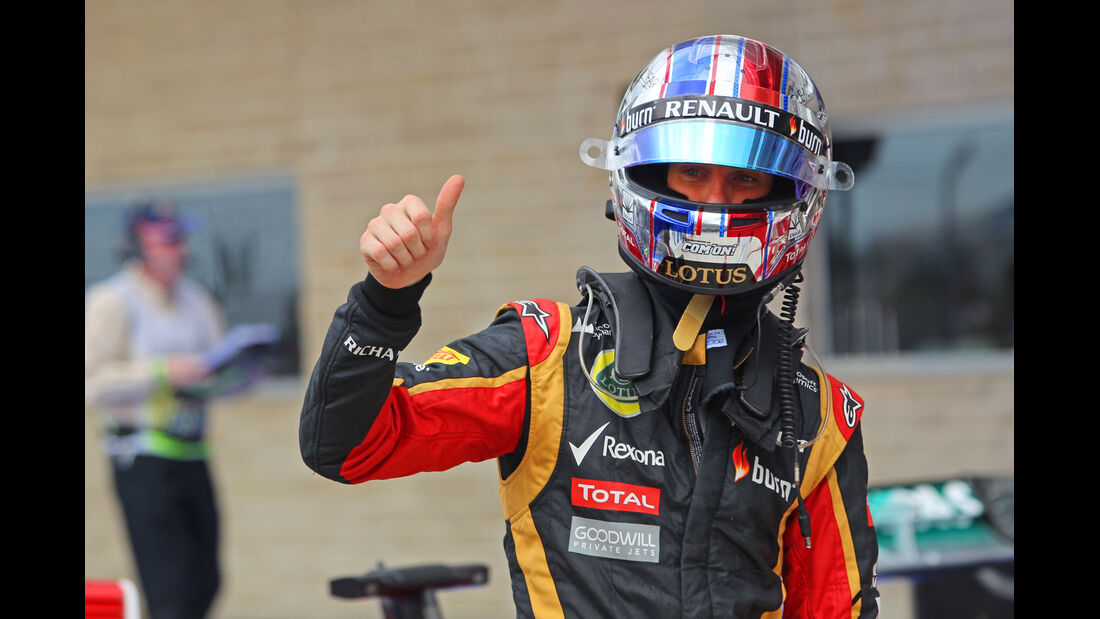 Romain Grosjean - Lotus - Formel 1 - GP USA - 16. November 2013