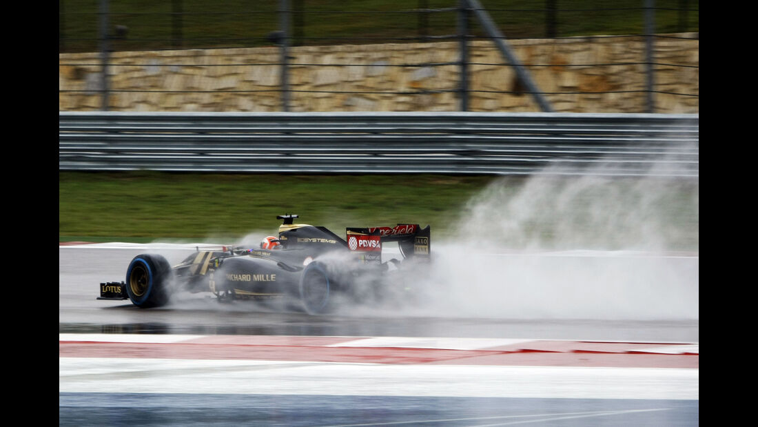 Romain Grosjean - Lotus - Formel 1 - GP USA - Austin - Formel 1 - 24. Oktober 2015