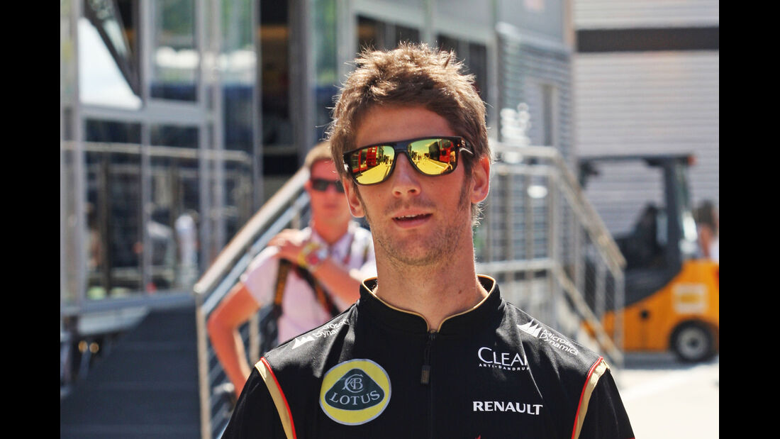 Romain Grosjean - Lotus - Formel 1 - GP Ungarn - 24. Juli 2014