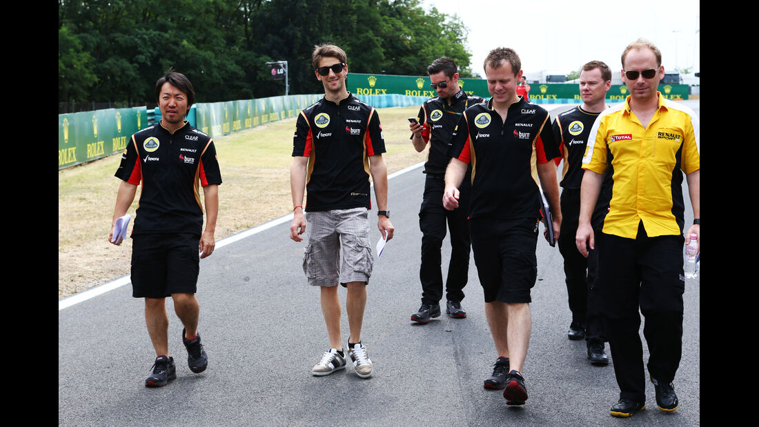 Romain Grosjean - Lotus - Formel 1 - GP Ungarn - 25. Juli 2012