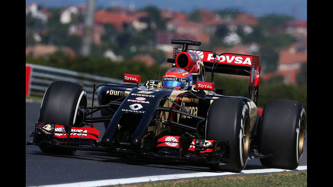 Romain Grosjean - Lotus - Formel 1 - GP Ungarn - 25. Juli 2014