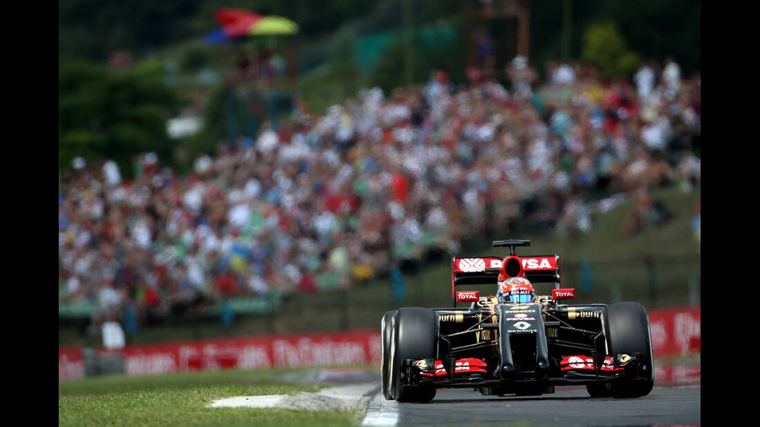 Romain Grosjean - Lotus -  Formel 1 - GP Ungarn - 26. Juli 2014