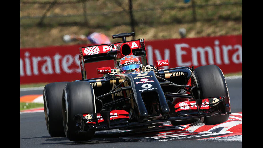 Romain Grosjean - Lotus -  Formel 1 - GP Ungarn - 26. Juli 2014