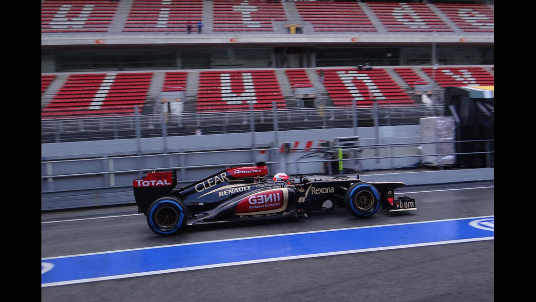 Romain Grosjean - Lotus - Formel 1 - Test - Barcelona - 1. März 2013