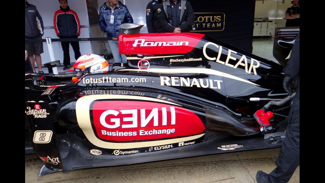 Romain Grosjean - Lotus - Formel 1 - Test - Barcelona - 1. März 2013