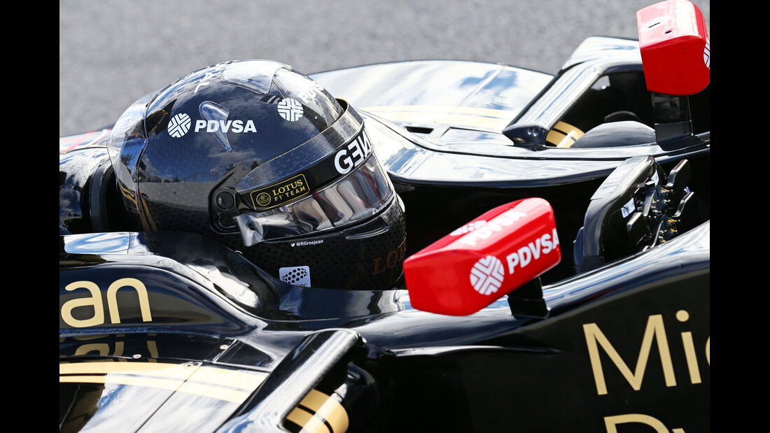 Romain Grosjean - Lotus  Formel 1-Test - Barcelona - 26. Februar 2015