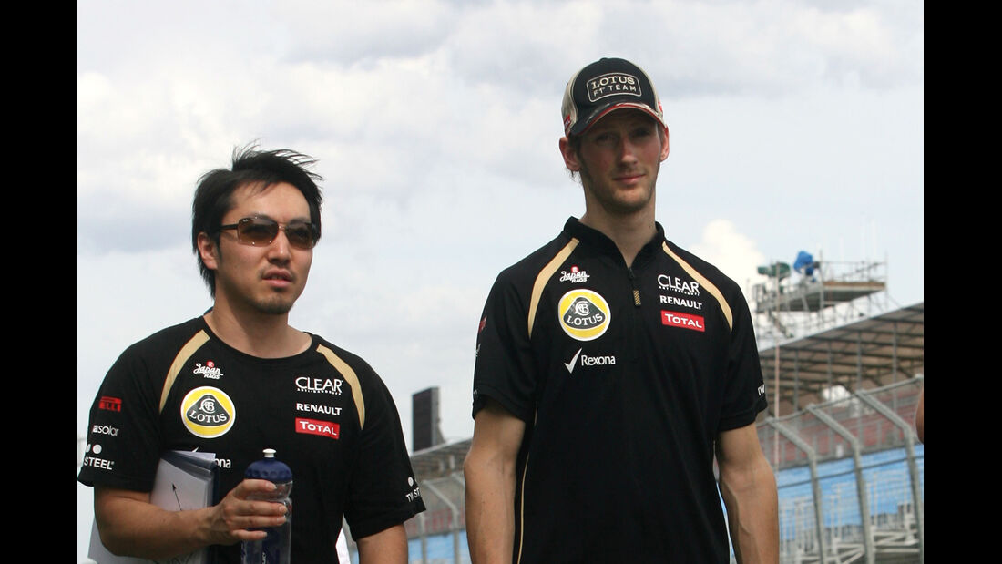 Romain Grosjean Lotus GP Australien 2012