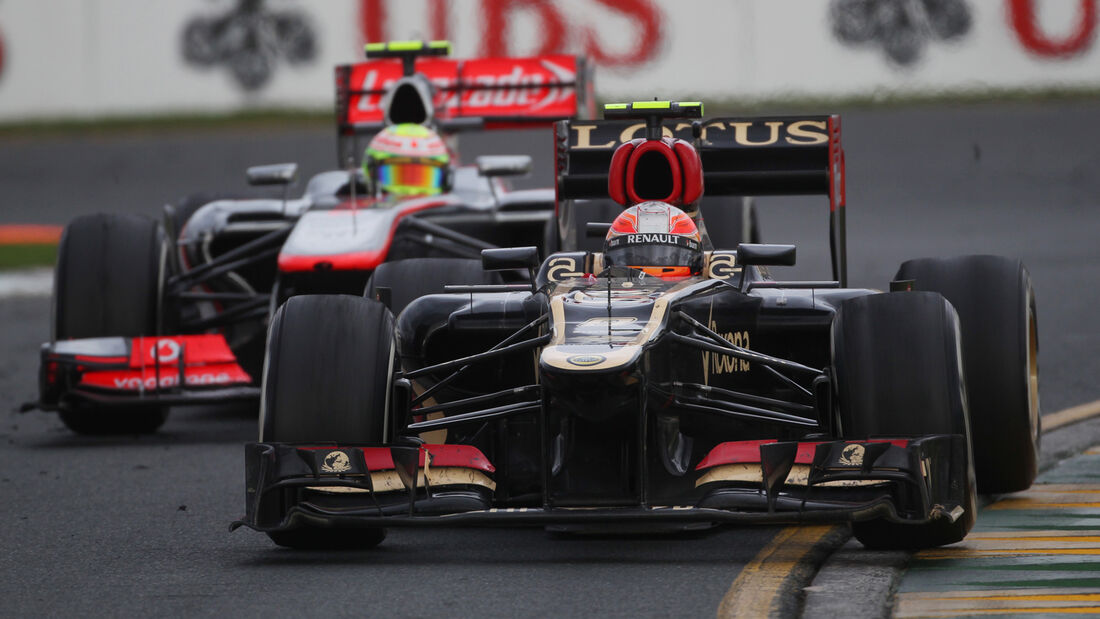 Romain Grosjean Lotus GP Australien 2013