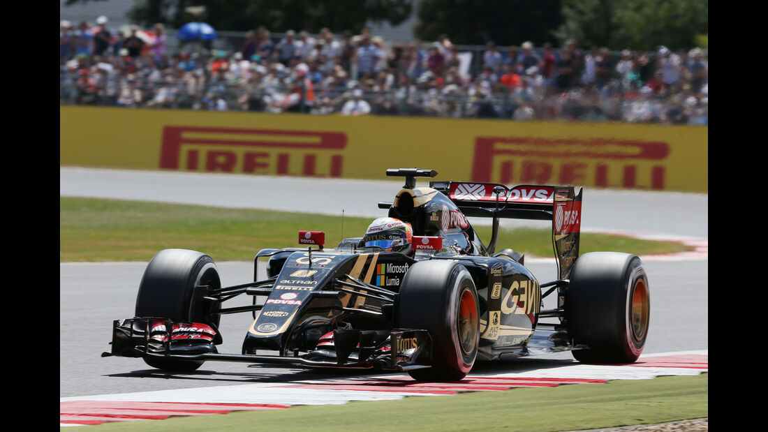 Romain Grosjean - Lotus - GP England - Silverstone - Qualifying - Samstag - 4.7.2015
