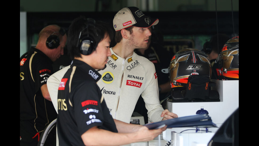 Romain Grosjean - Lotus - GP Malaysia - Training - 23. März 2012