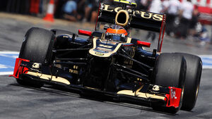Romain Grosjean Lotus GP Spanien 2012